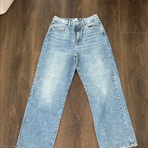 Forever 21 Curvy Light Blue Straight Leg Jeans